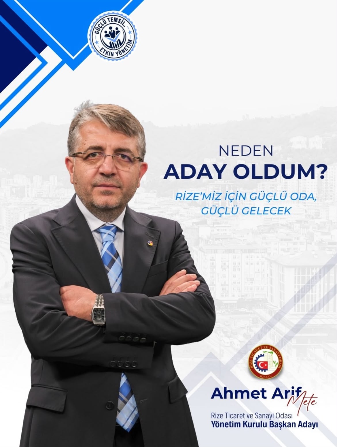 Neden Aday Oldum? Rize'miz İçin Güçlü Oda, Güçlü Gelecek